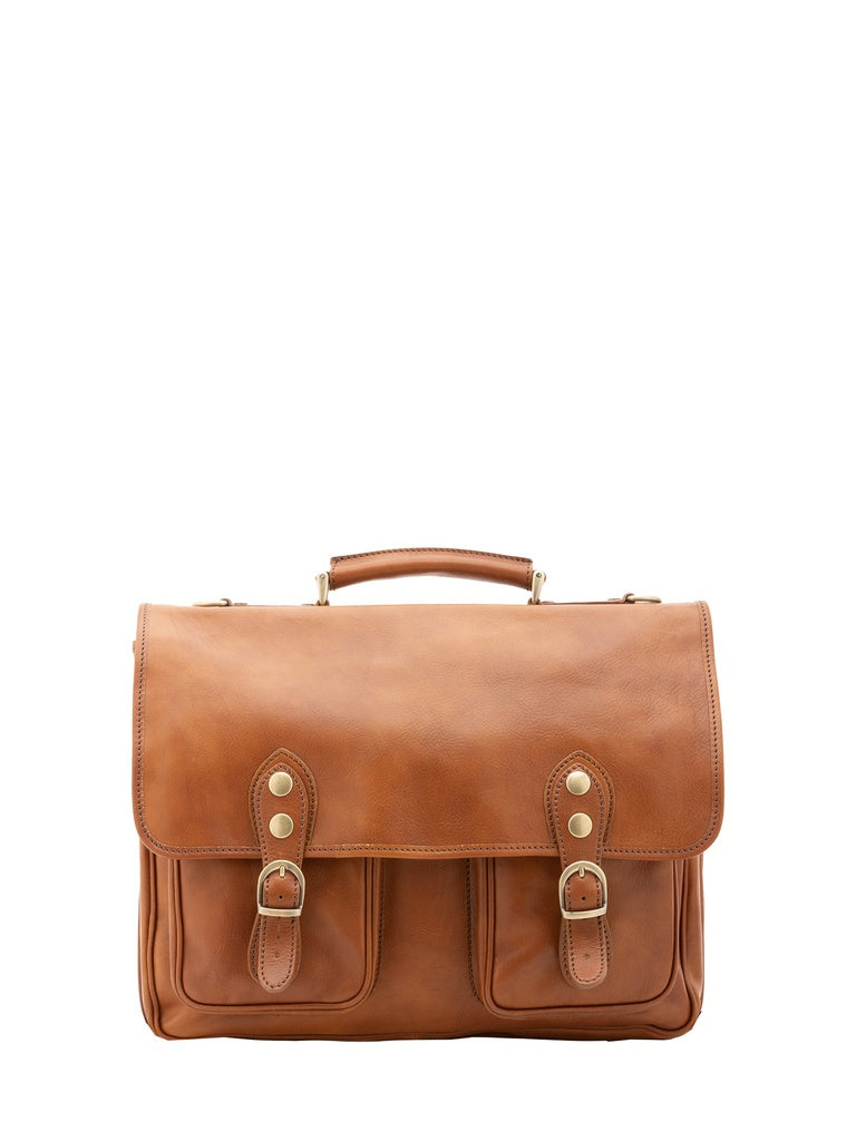 Genuine Leather Unisex Handbag - False Model - Made in Italy