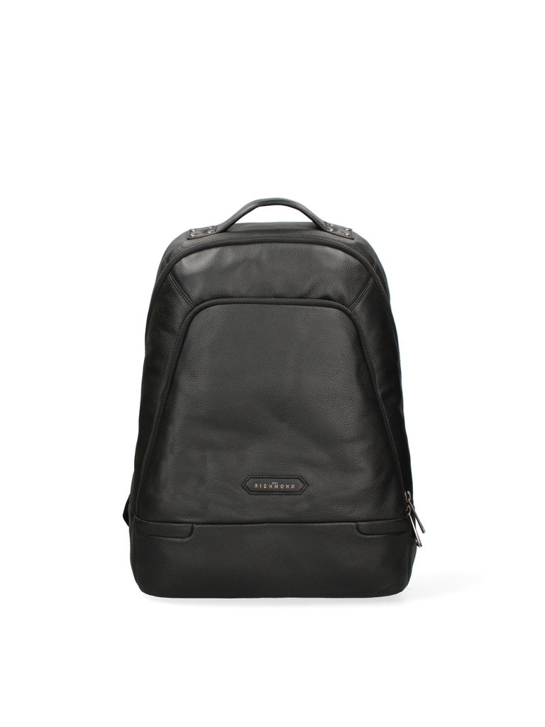 Men's Genuine Leather Backpack - Novaro Model