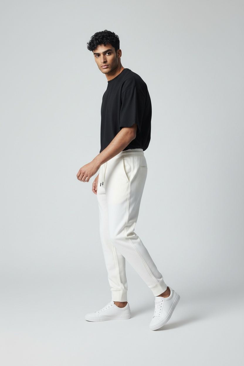 ICEBERG Pantaloni Uomo Bianco Cotone