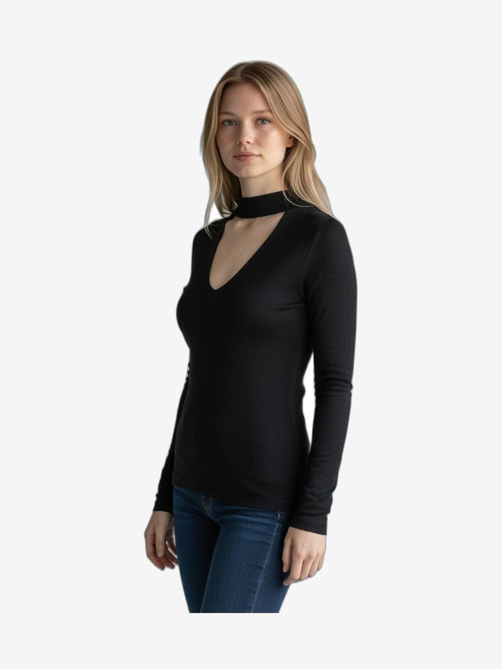 MARIUCCIA MILANO Girocollo Con Pistagna Donna Blu Cotone Girocollo