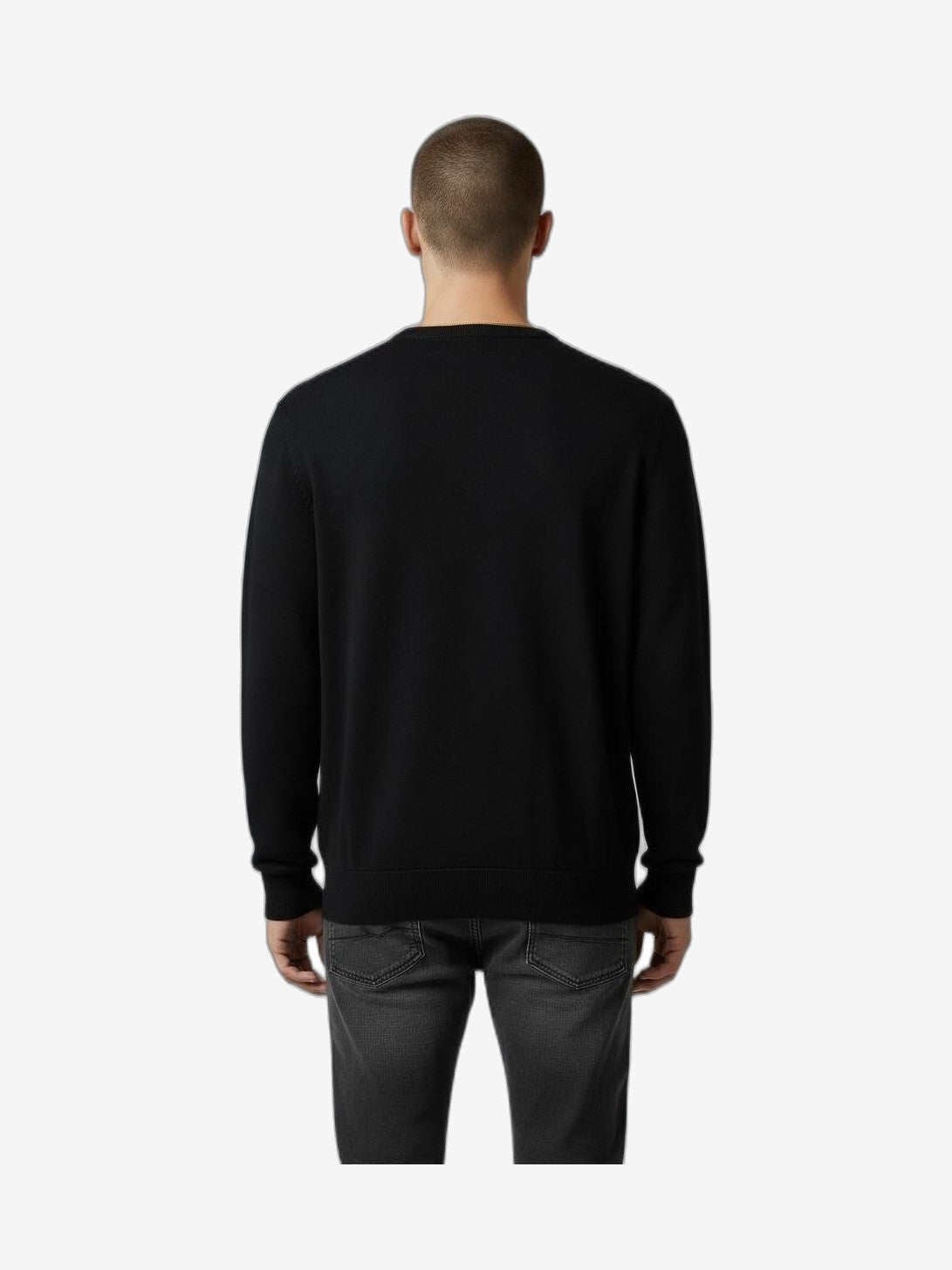 U.S. POLO Maglieria Uomo Nero Cotone Girocollo