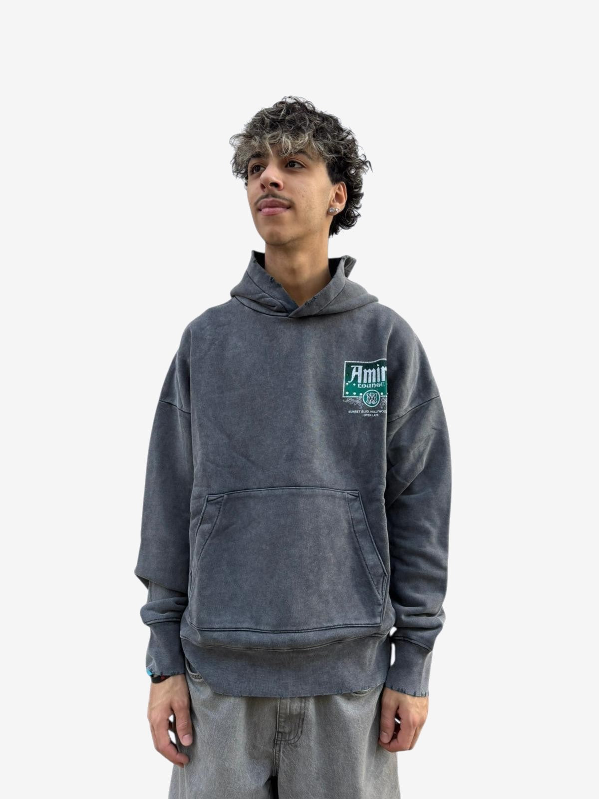 AMIRI Felpa Uomo Grigio Felpa
