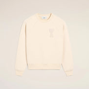 AMI PARIS Felpa Uomo Beige Felpa