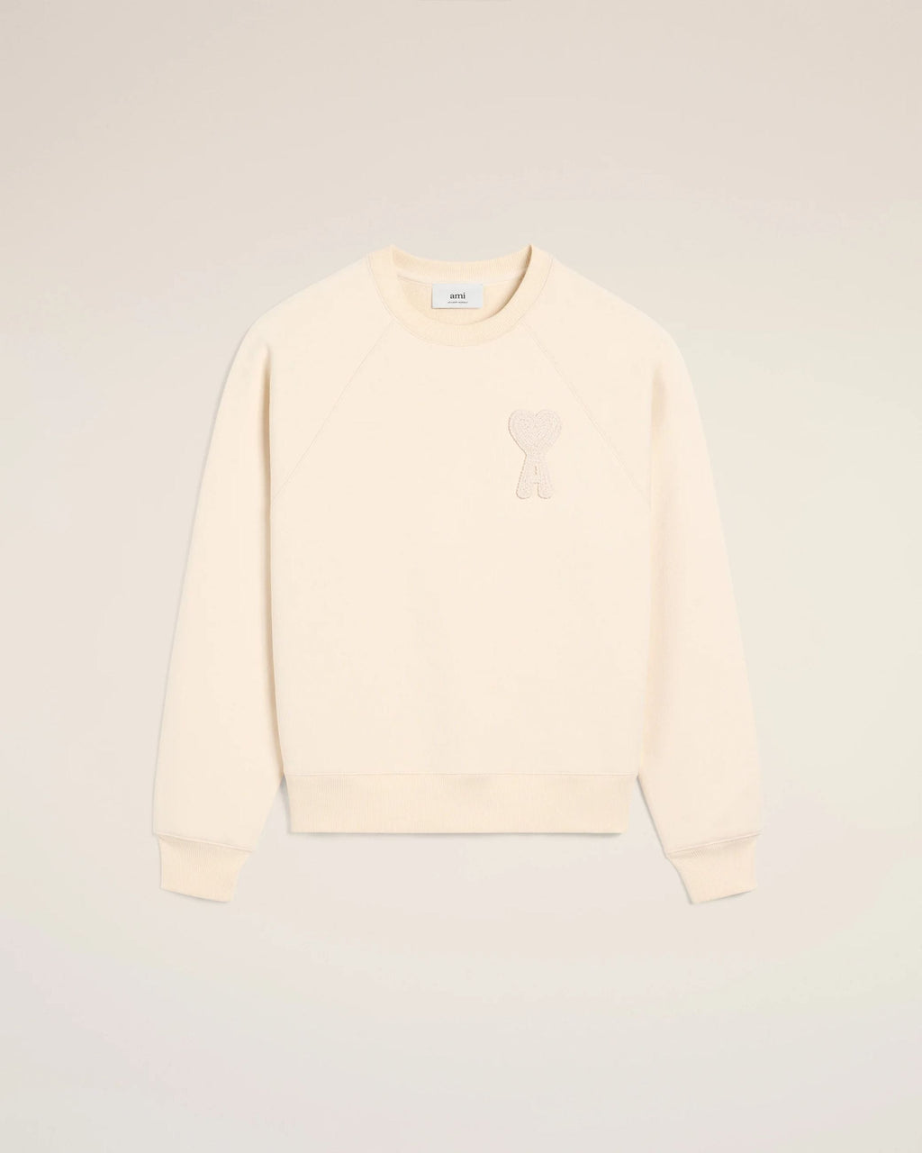 AMI PARIS Sweatshirt Herren Beige Sweatshirt