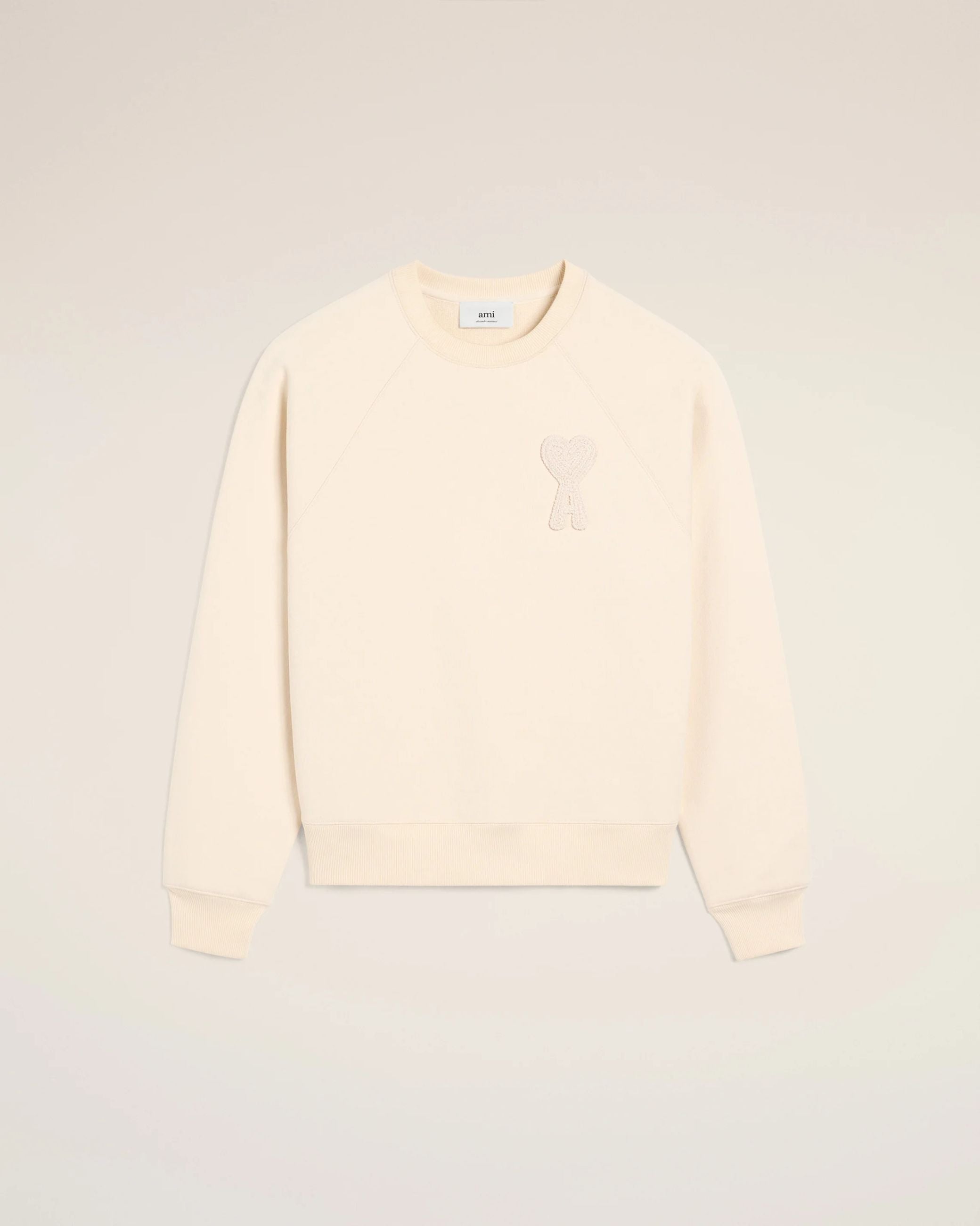 AMI PARIS Sweatshirt Herren Beige Sweatshirt