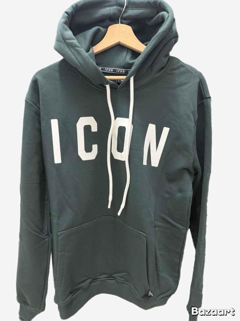 ICON Felpa Unisex Nero Cotone