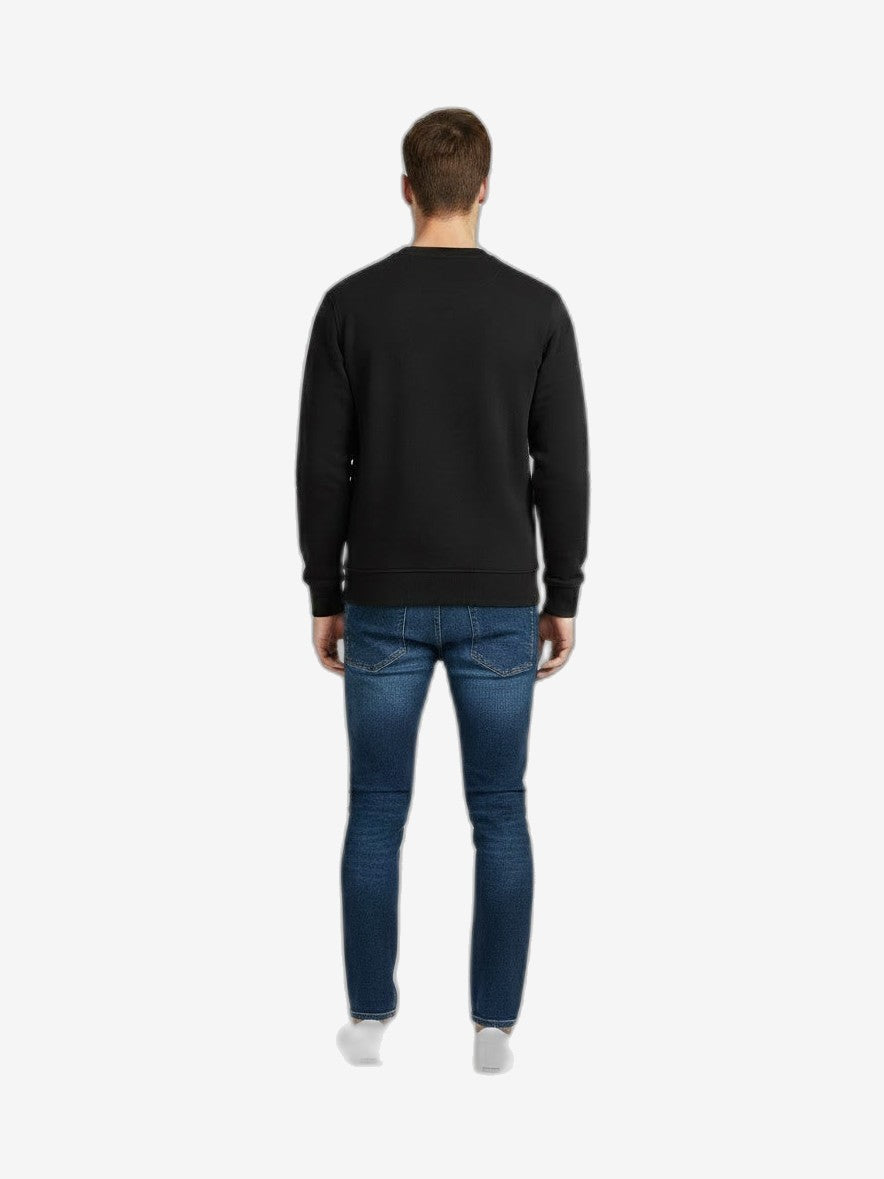 K-WAY Felpa Uomo Bianco Cotone Girocollo