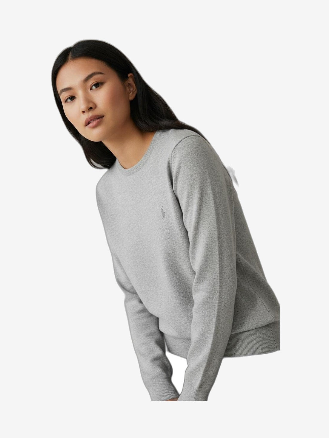 U.S. POLO Women's Knitwear Grey Crew Neck