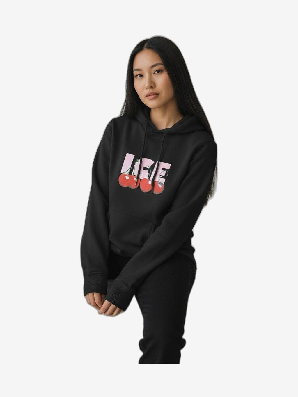 ICEBERG Sudadera Mujer Negro Algodón
