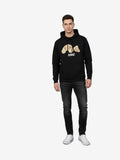 DSQ2 Felpa Uomo Nero Cotone