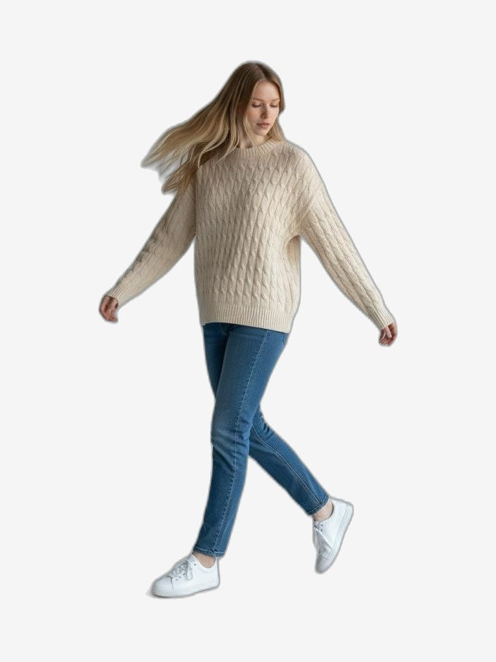 FRESH FLOWER Croisée Femme Crème Nylon Col Rond