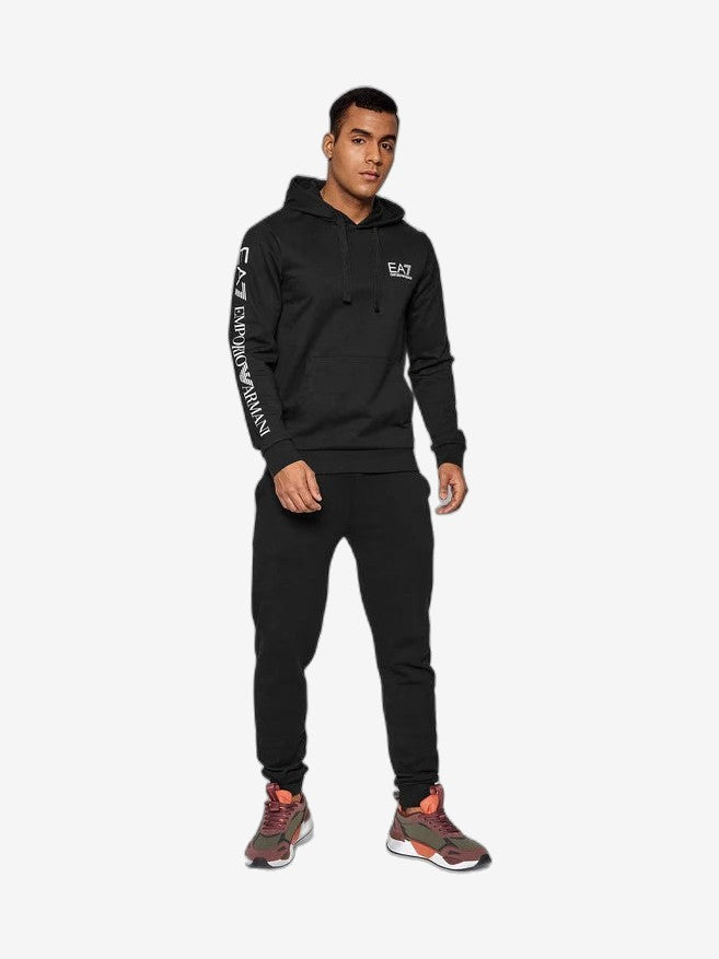 EA7 Felpa Uomo Nero Cotone