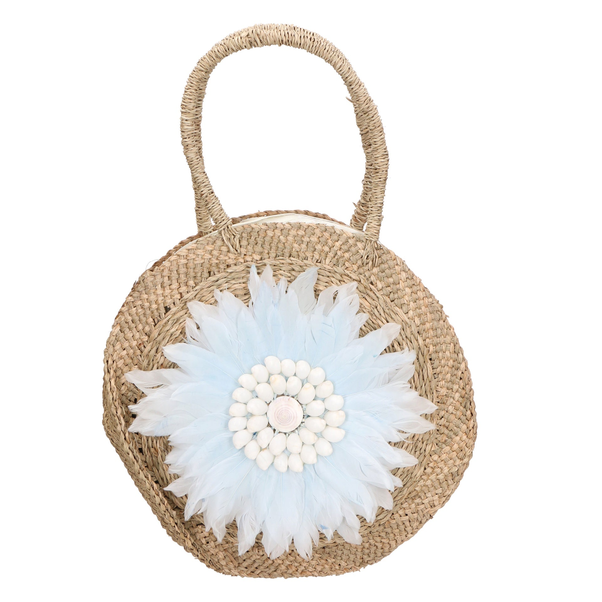 Women's Handbag - Karen Model - Woven Straw