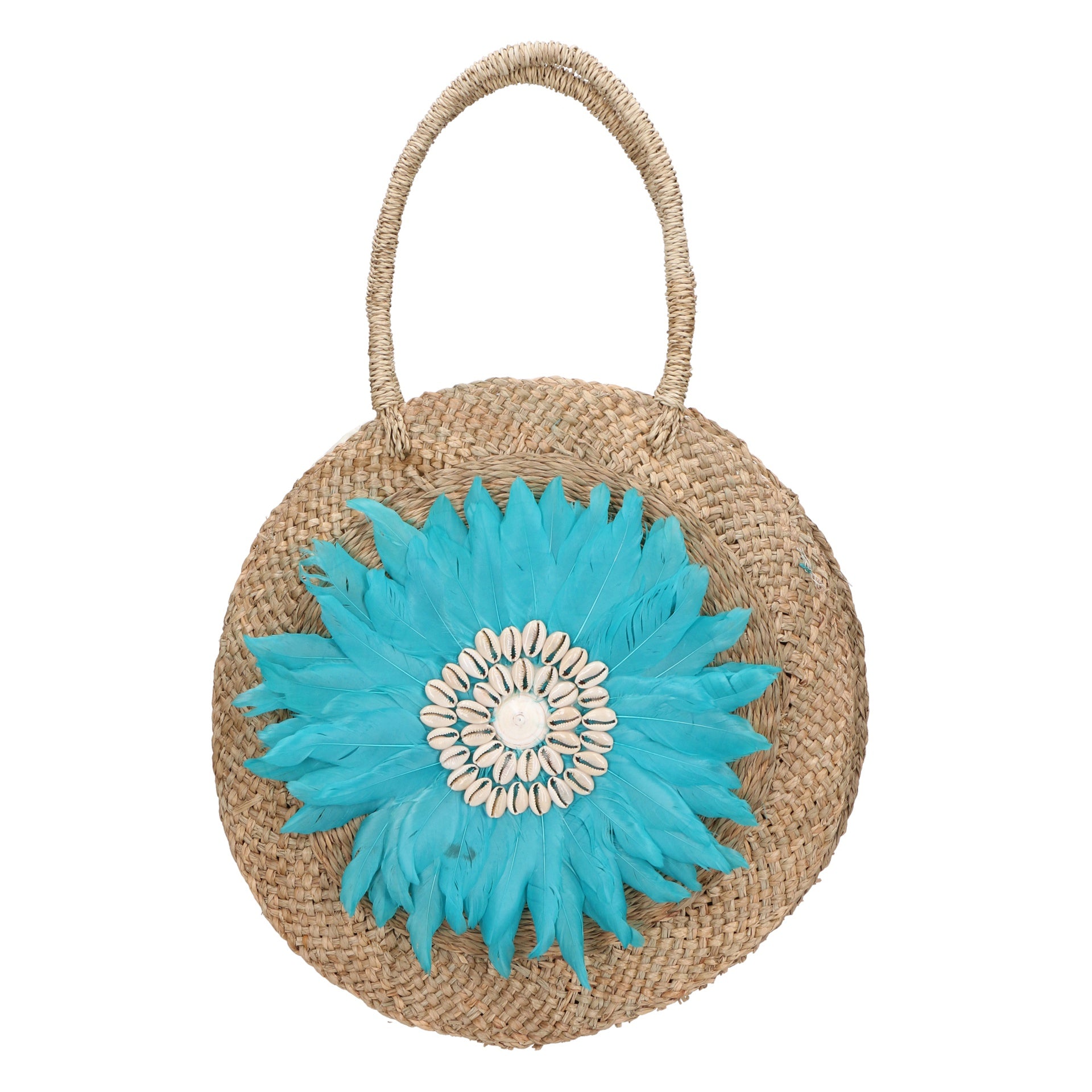 Women's Handbag - Karen Model - Woven Straw