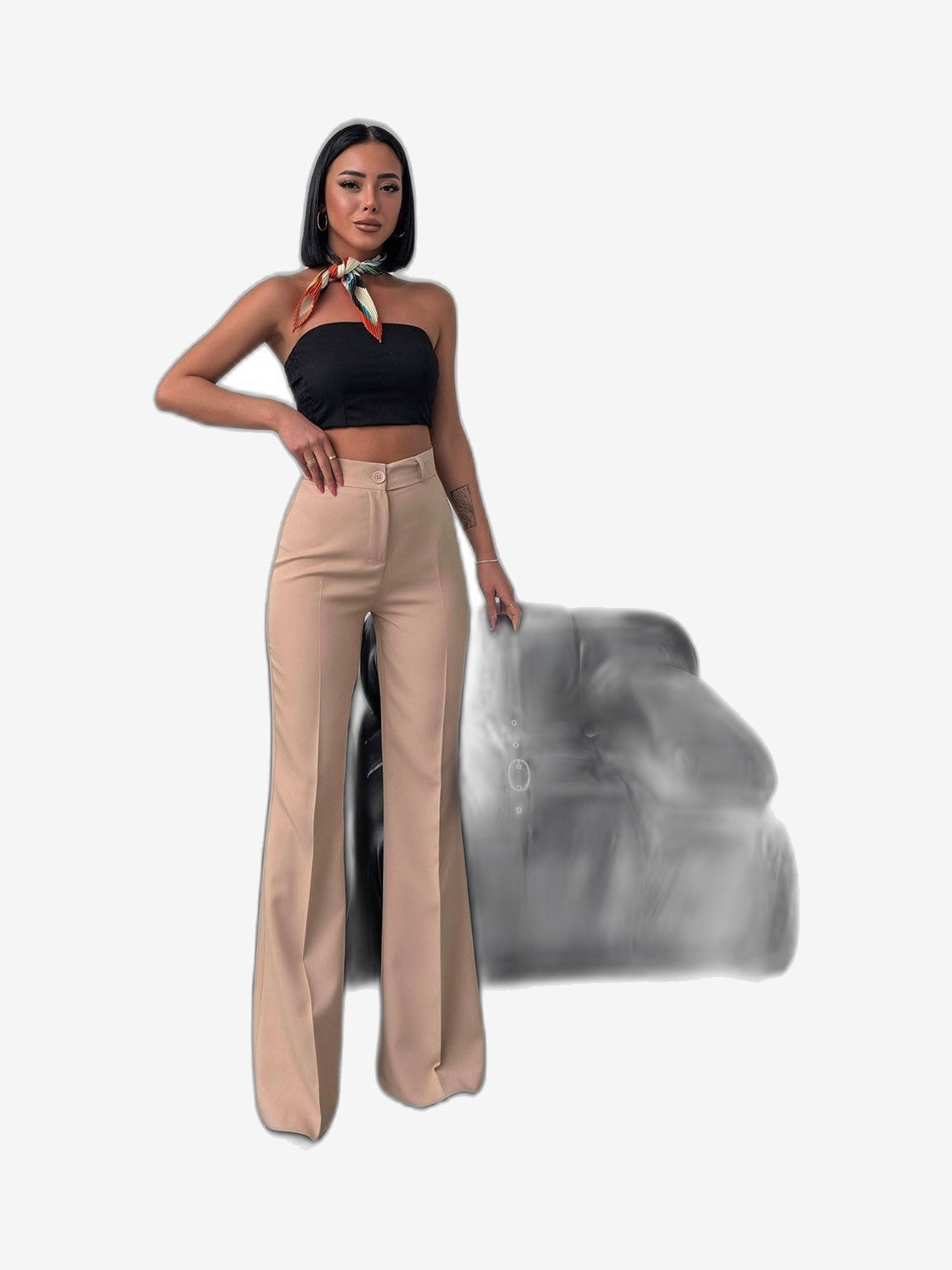 LONCA Damenhose Beige