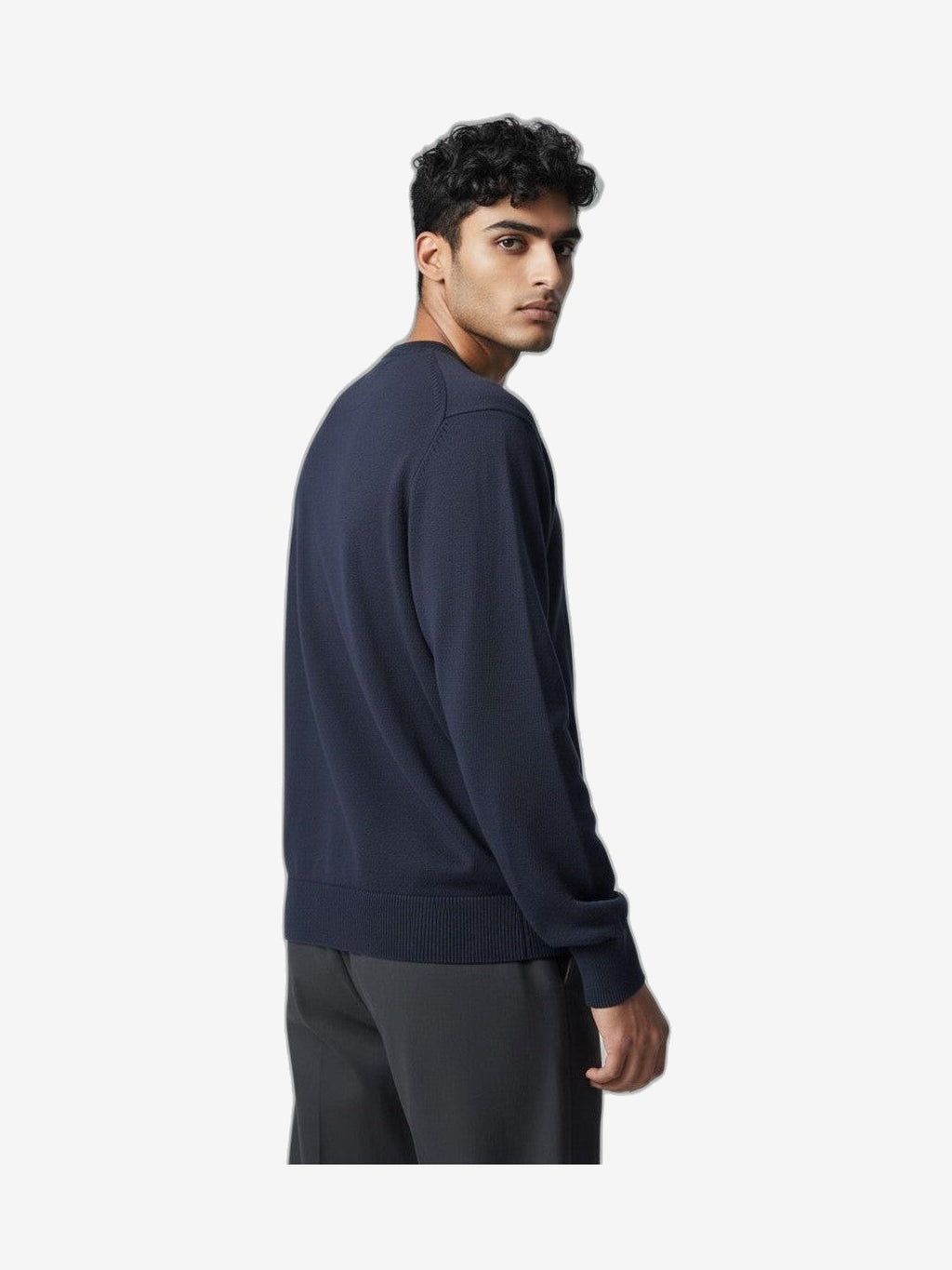 U.S. POLO Maglieria Uomo Blu Cotone Girocollo