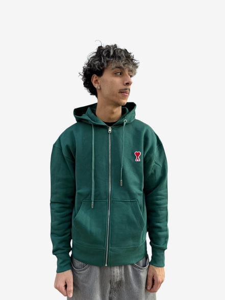 AMI PARIS Felpa Uomo Grigio Felpa