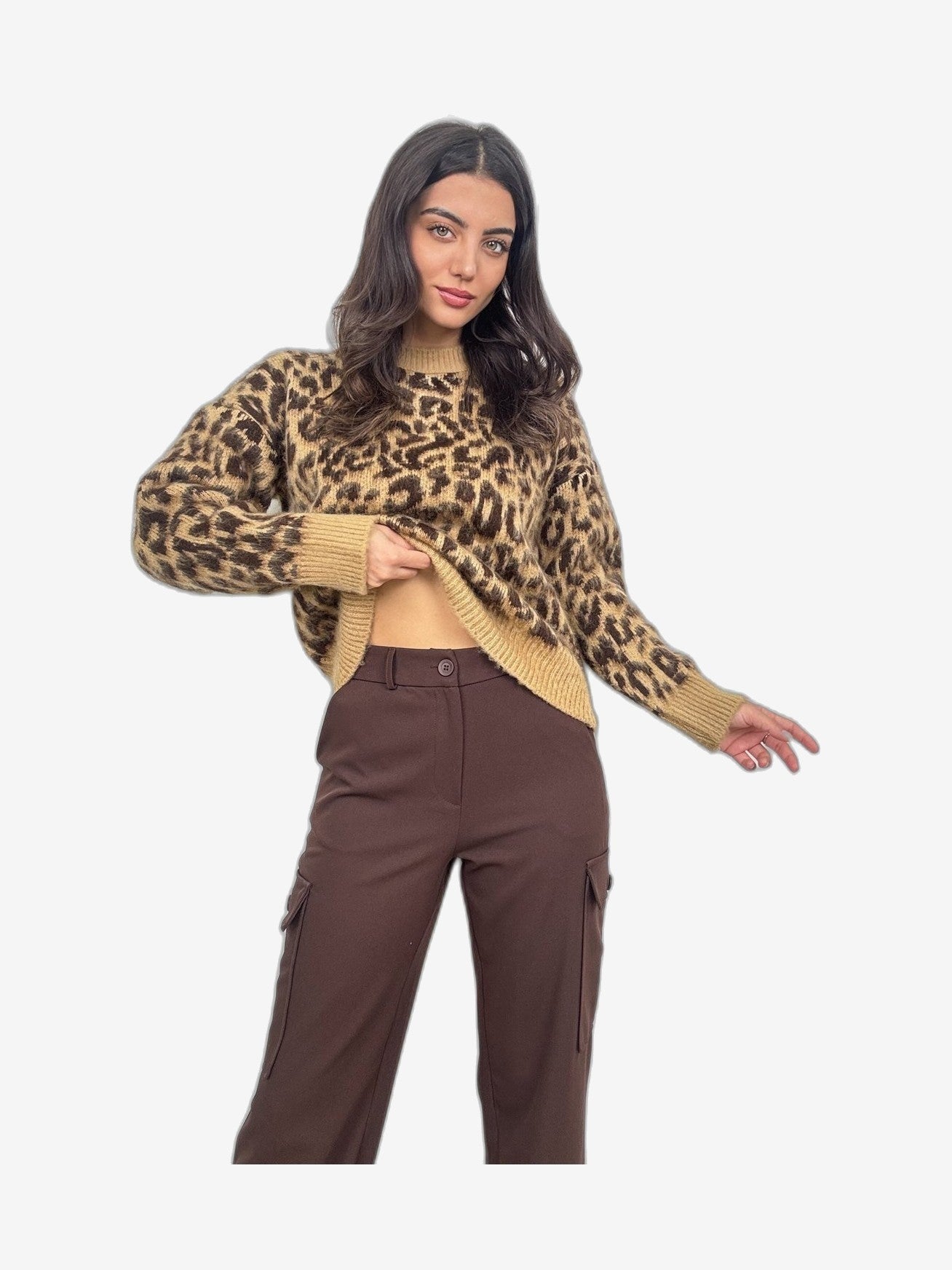 LONCA Damen Pullover Multicolor
