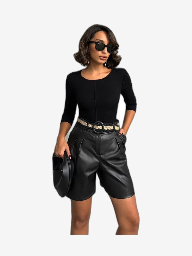 LONCA Short Femme Noir