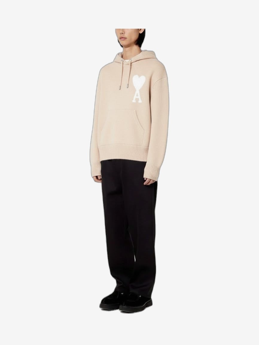 AMI PARIS Maglione Unisex Beige Felpa