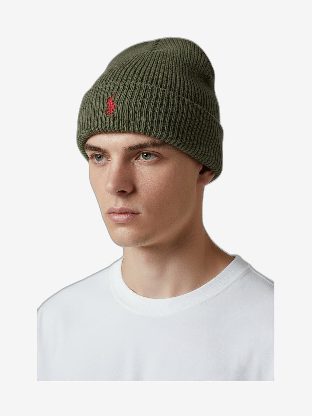 U.S. POLO Men's Hat Green Cotton