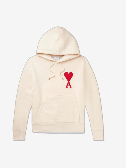 AMI PARIS Felpa Uomo Beige Felpa
