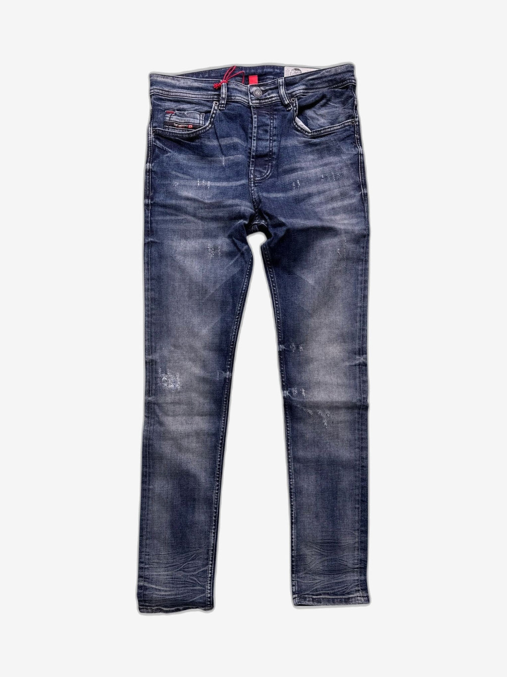 DIESEL Jeans Uomo Blu Cotone