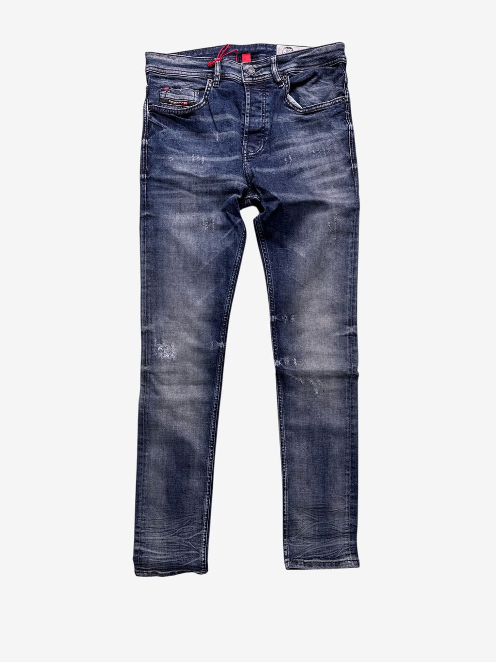 DIESEL Jeans Uomo Blu Cotone