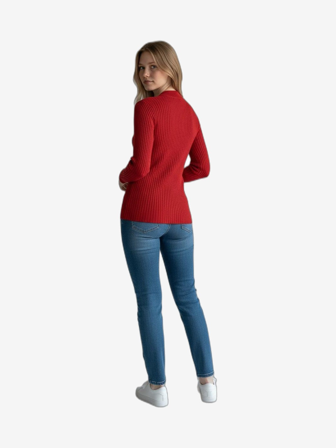 MARIUCCIA MILANO Girocollo Con Pistagna Donna Blu Cotone Girocollo