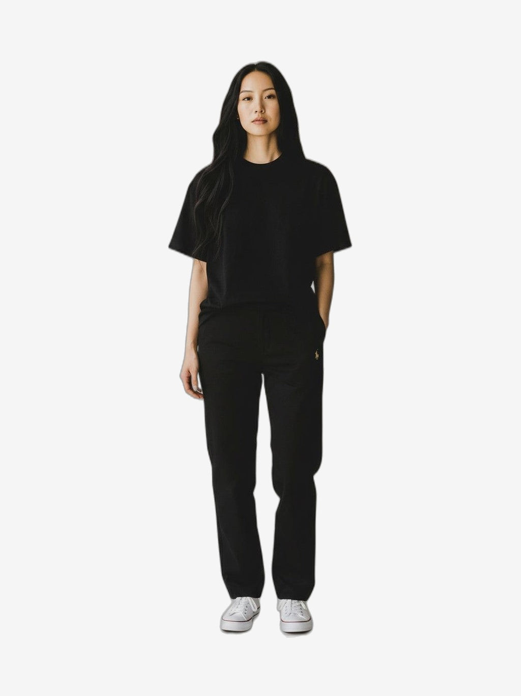 U.S. POLO Jogginghose Damen Schwarz Baumwolle