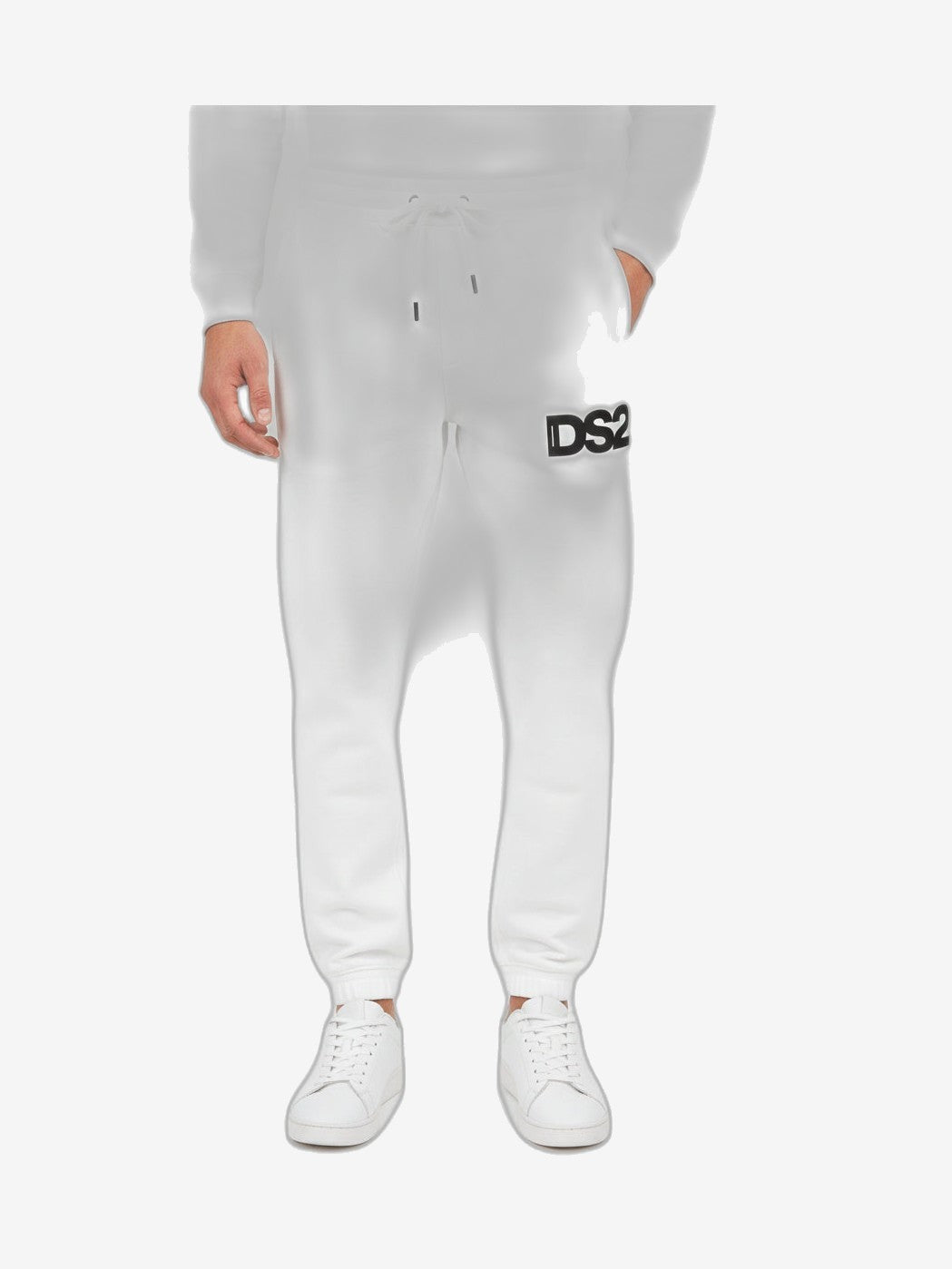 DS2 Pantalone Unisex Bianco Cotone