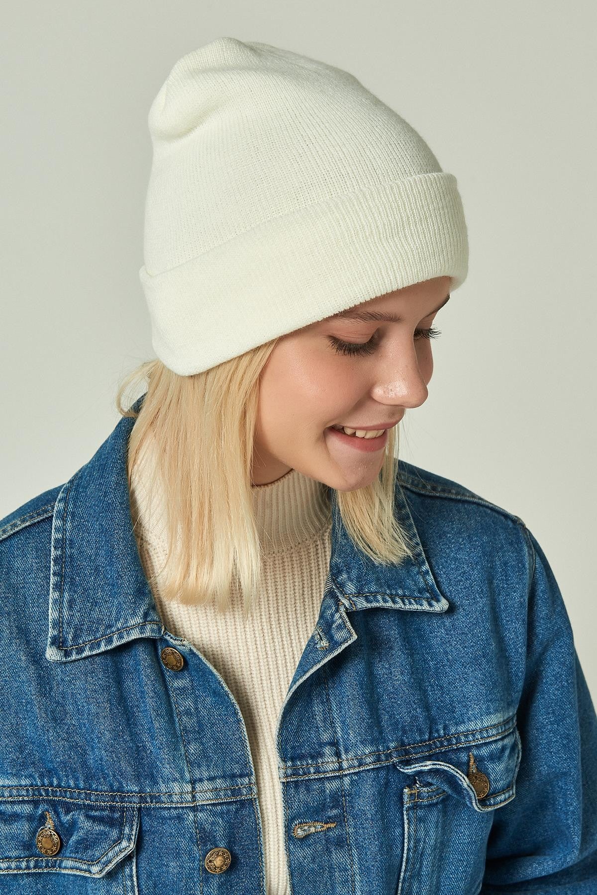 LONCA Accessoires Damen Weiß Baumwolle