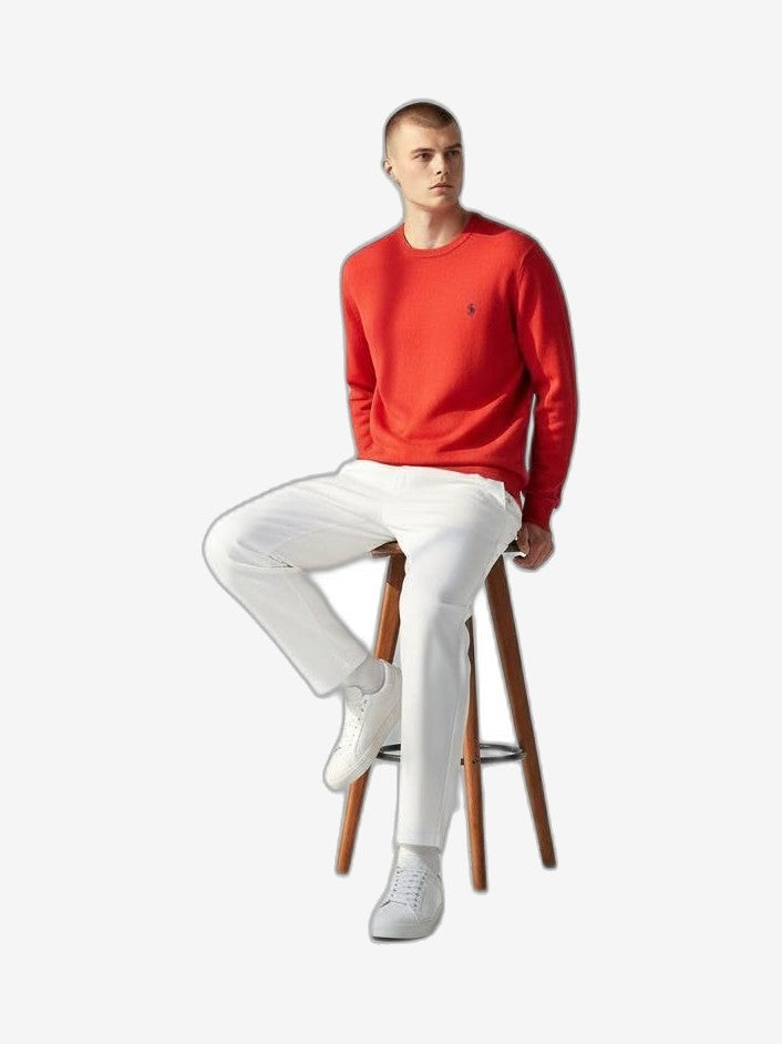 U.S. POLO Maglieria Uomo Rosso Cotone