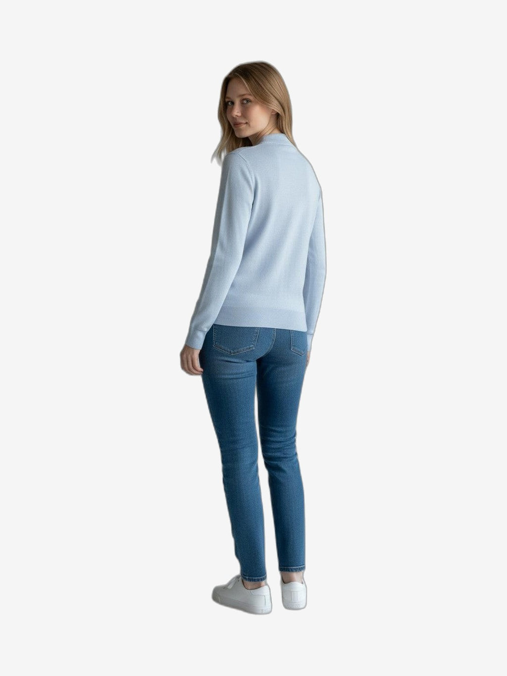 MARIUCCIA MILANO Girocollo Con Pistagna Donna Blu Cotone Girocollo