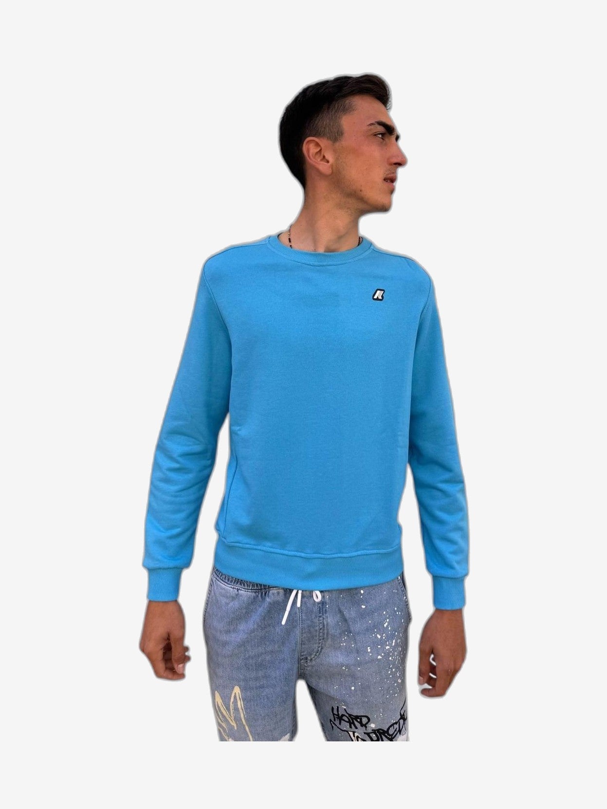 K-WAY Felpa Uomo Grigio Felpa