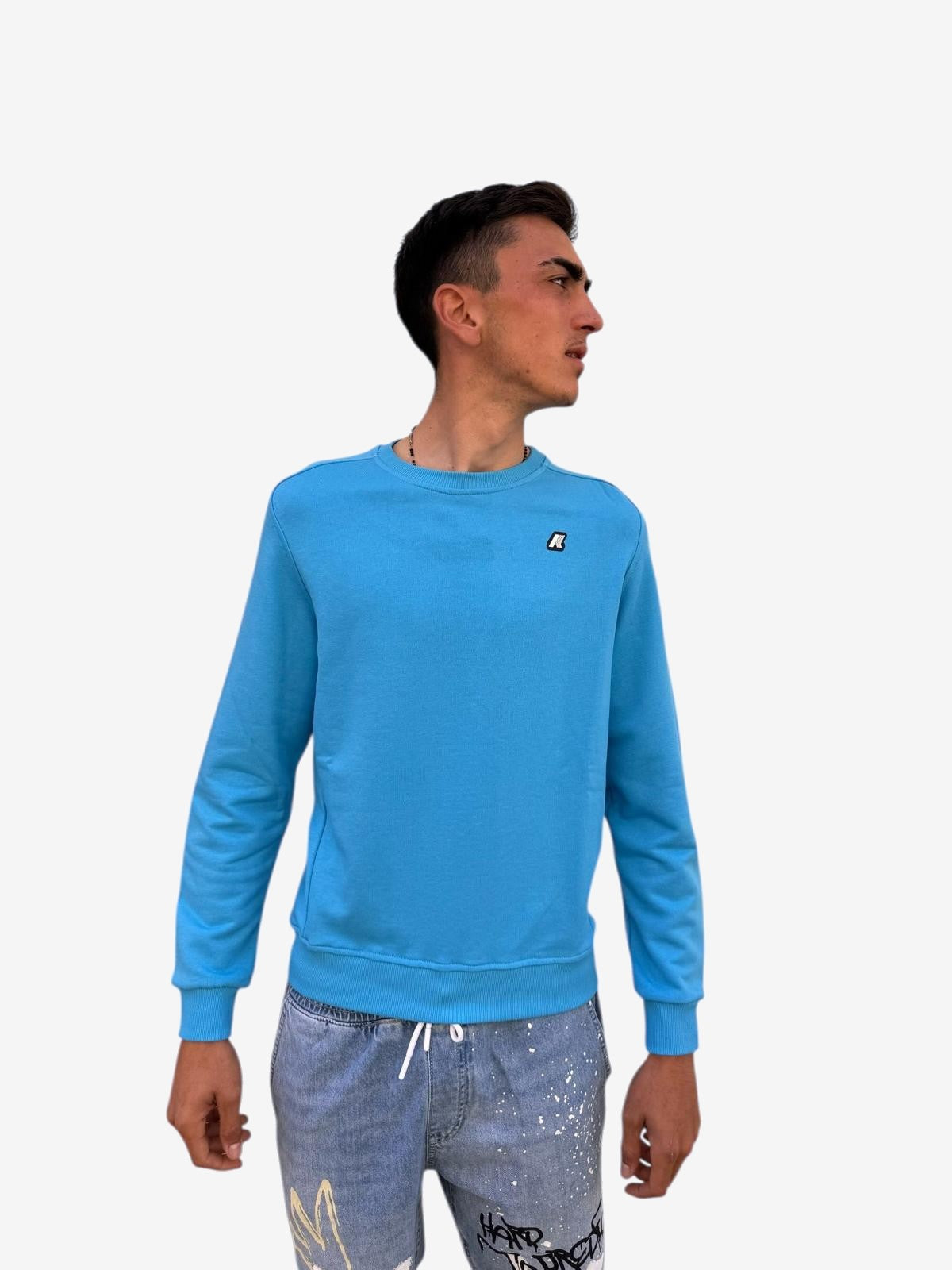 K-WAY Felpa Uomo Grigio Felpa