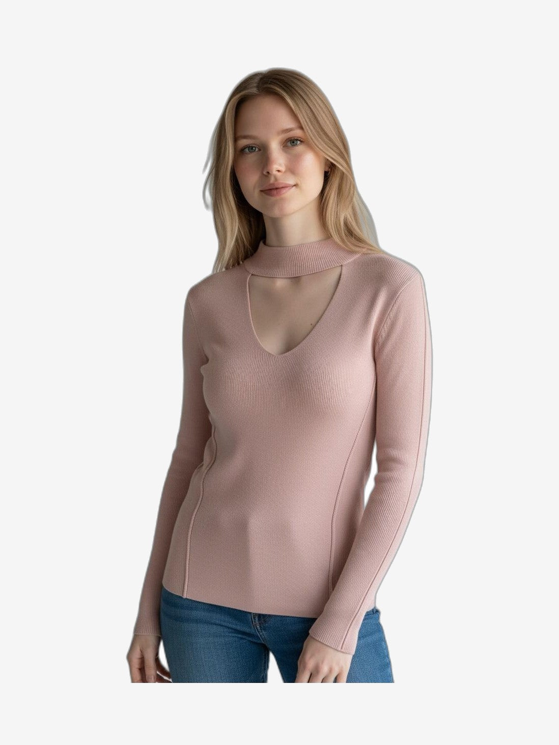 MARIUCCIA MILANO Girocollo Con Pistagna Donna Blu Cotone Girocollo