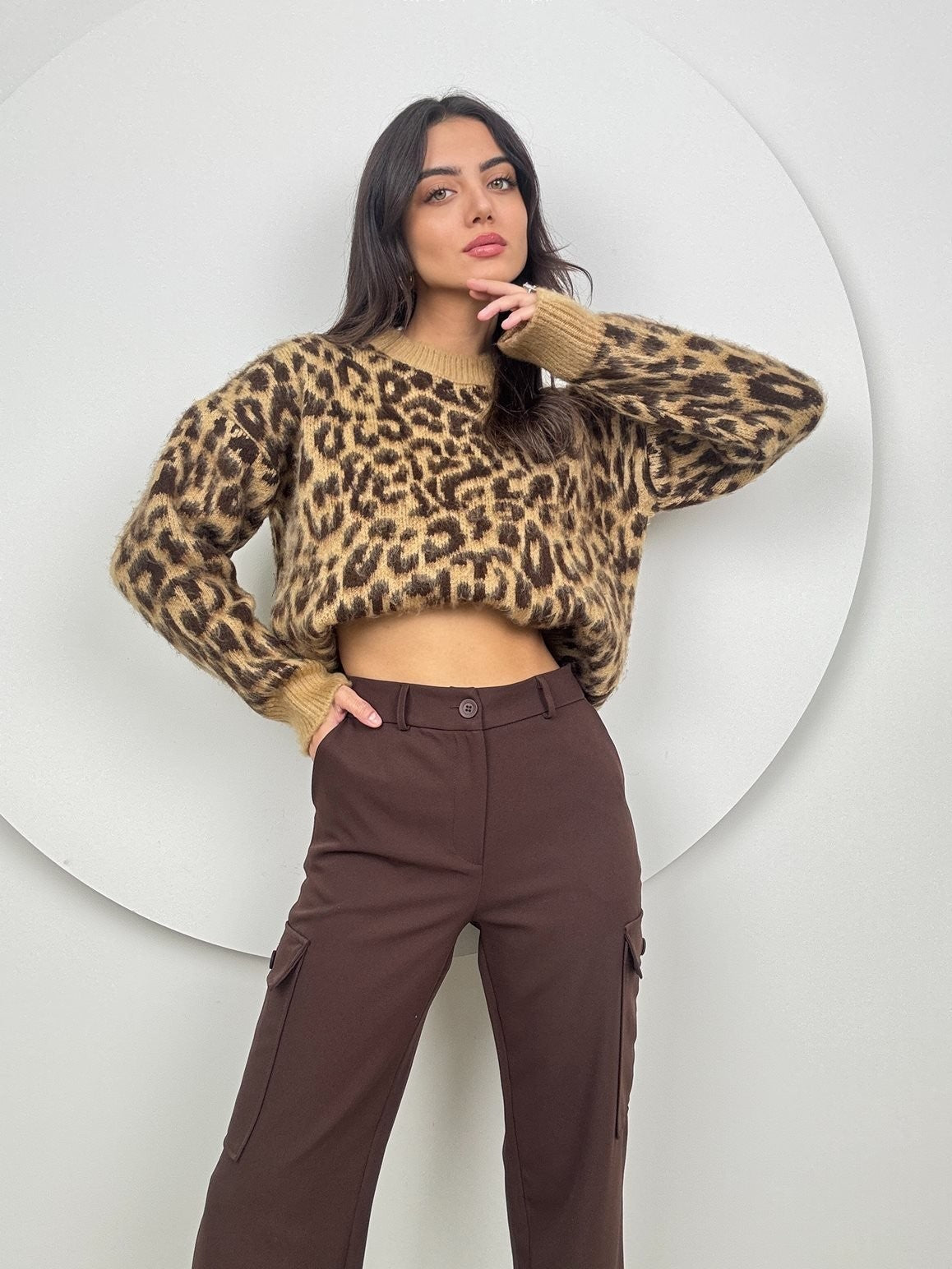 LONCA Damen Pullover Multicolor