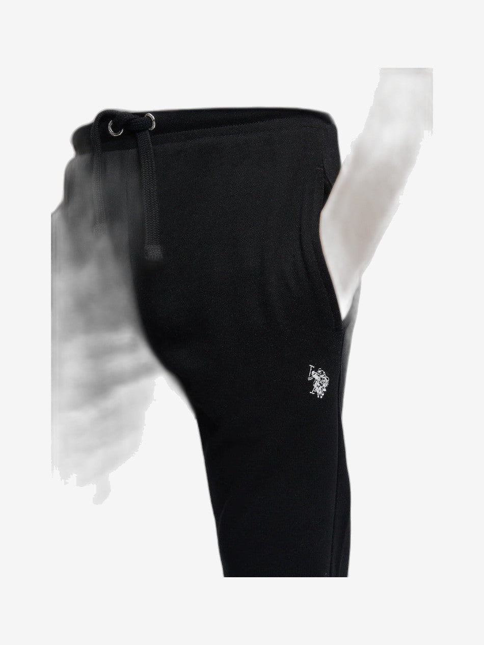 U.S. POLO Men's Joggers Black Cotton