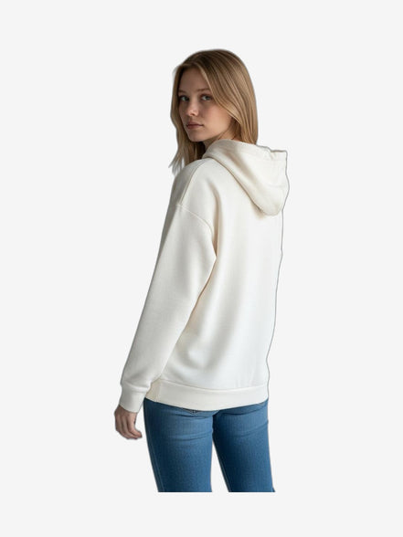 EA7 Felpa Donna Bianco Cotone