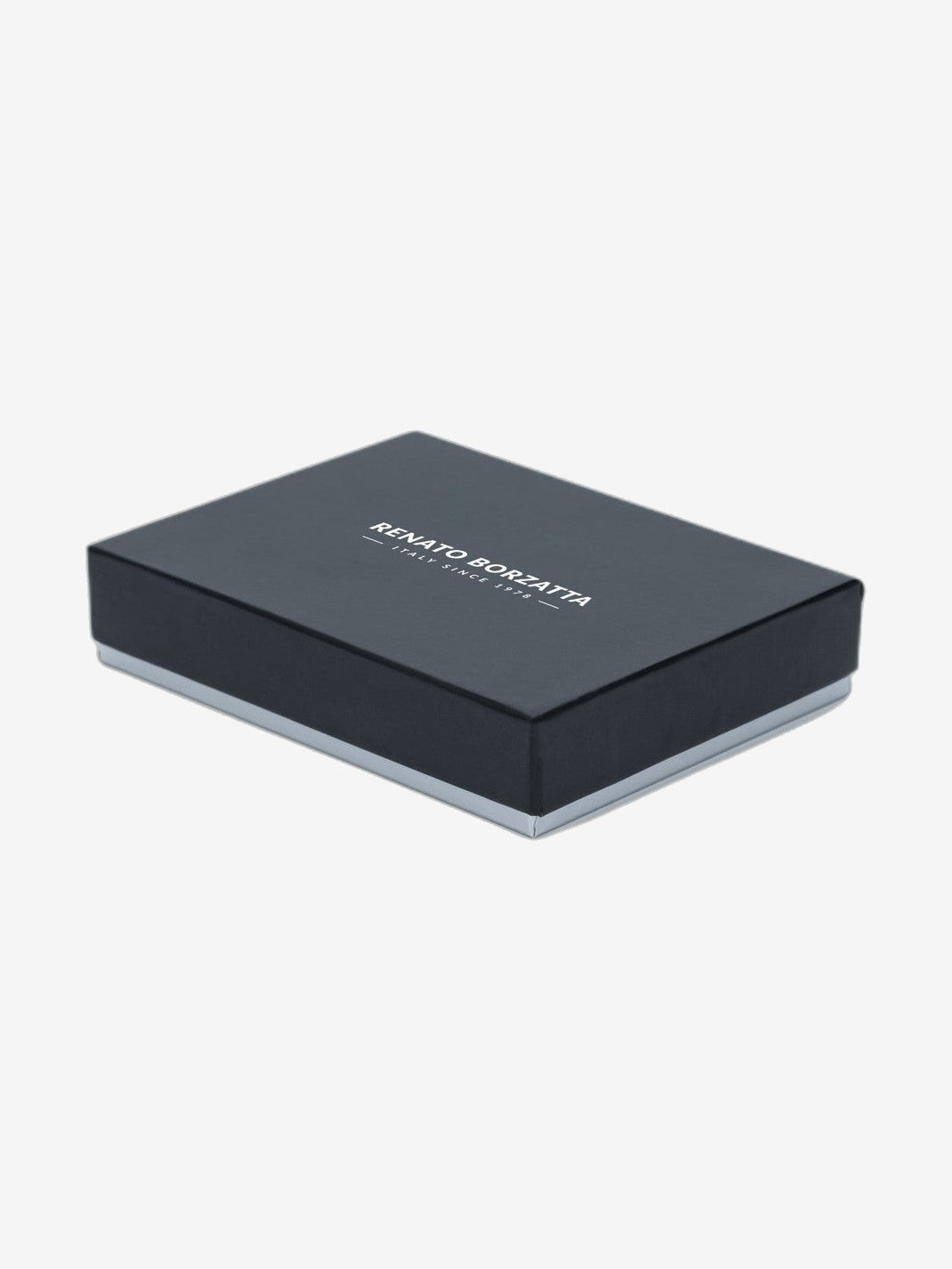 RB12106D | Men's wallet in genuine full-grain leather, dollar/light grain. Blue color. RFID protection. Size when closed: 12.5 x 9.5 x 2 cm. Packaging: gift box bottom/cover