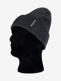 RB5005K | CIMONE Unisex Knit Beanie in a Tubular Wool Blend Made in Italy. Charcoal Color. One Size