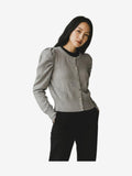 MARIUCCIA MILANO Cardigan Spallina Mujer Azul Algodón Cuello Redondo