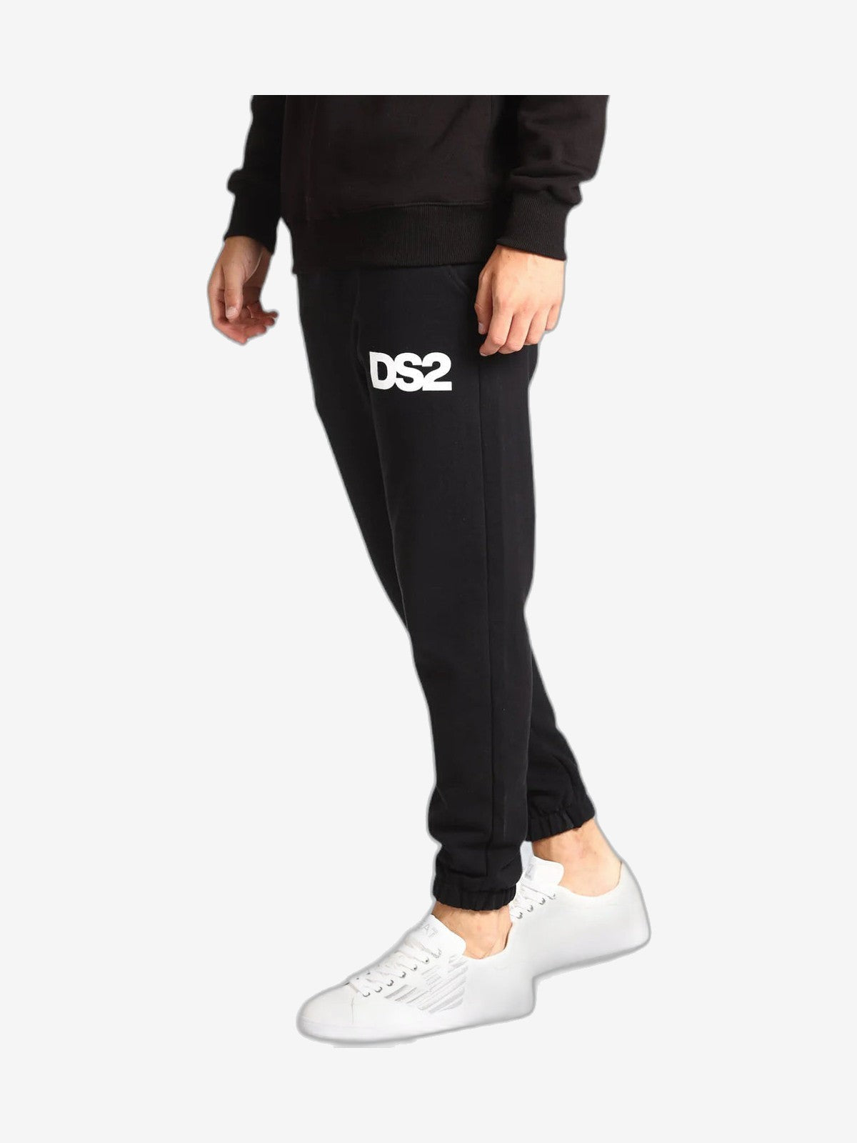 DS2 Pantaloni Uomo Nero Cotone