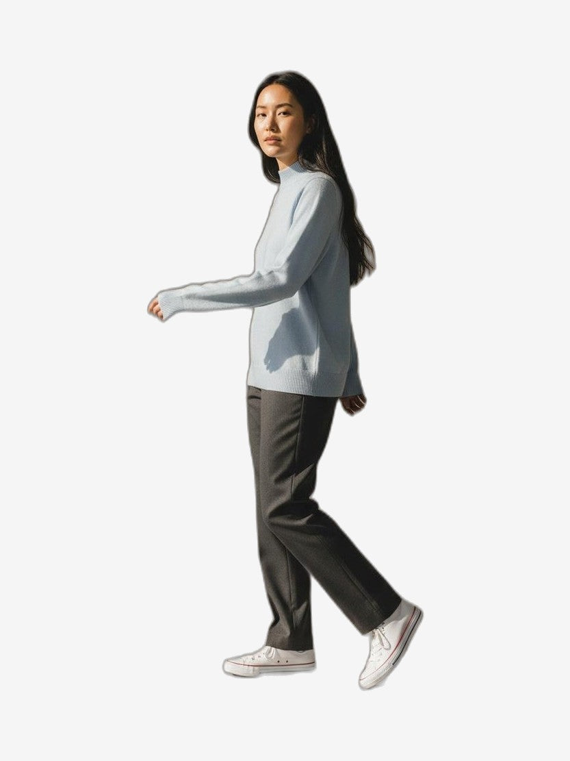 MARIUCCIA MILANO Lupetto Donna Blu Cotone Girocollo
