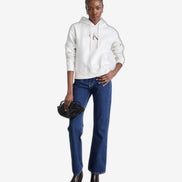 CALVIN KLEIN Felpa Donna Bianco Felpa