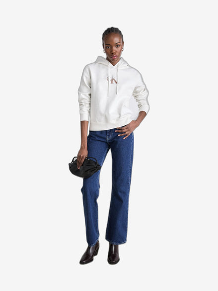 CALVIN KLEIN Felpa Donna Bianco Felpa