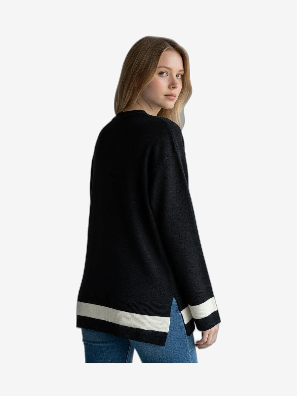 MARIUCCIA MILANO Damen-Pullover Braun Baumwolle Rundhals