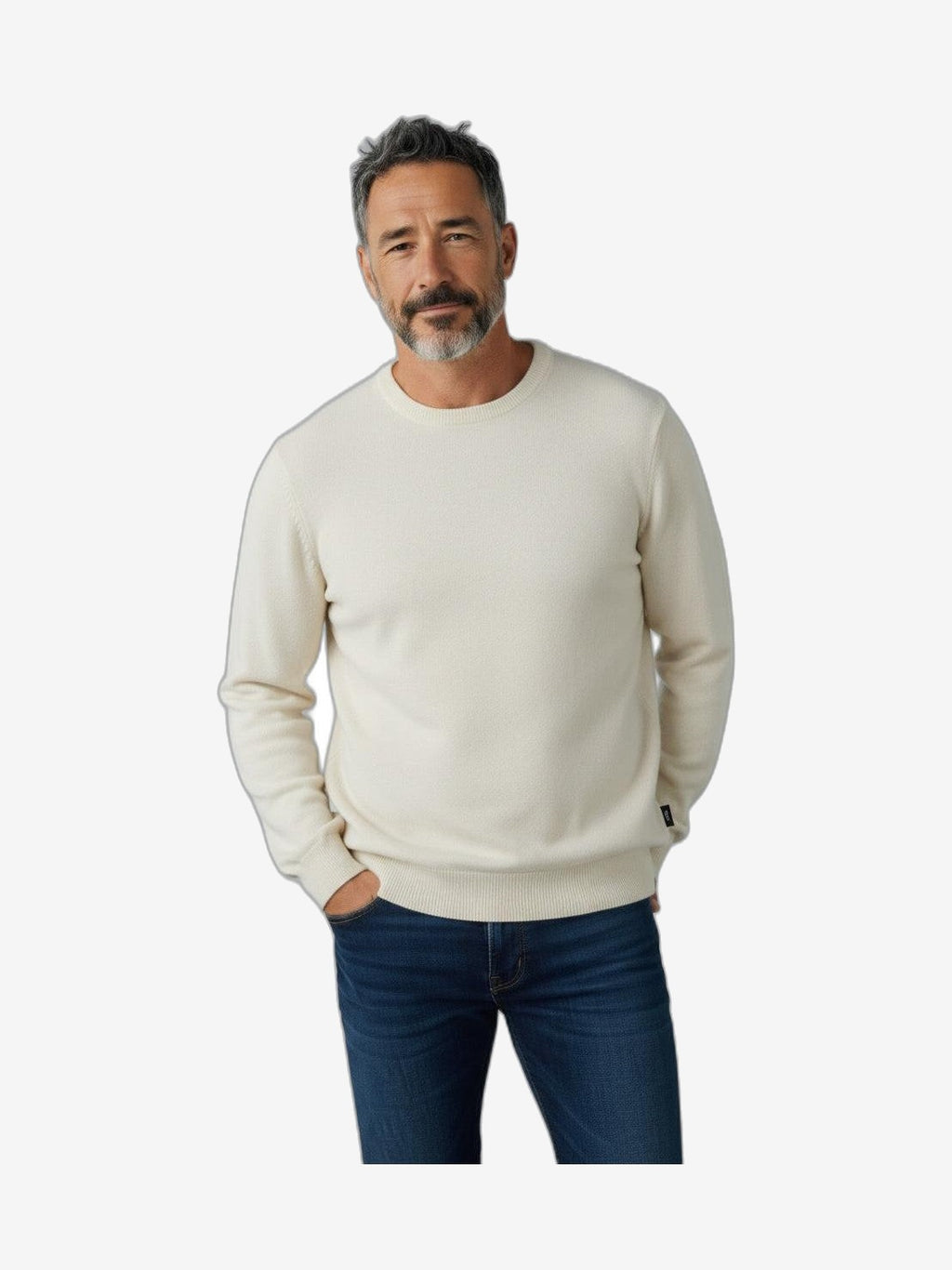 ICEBERG Col Roulé Homme Blanc