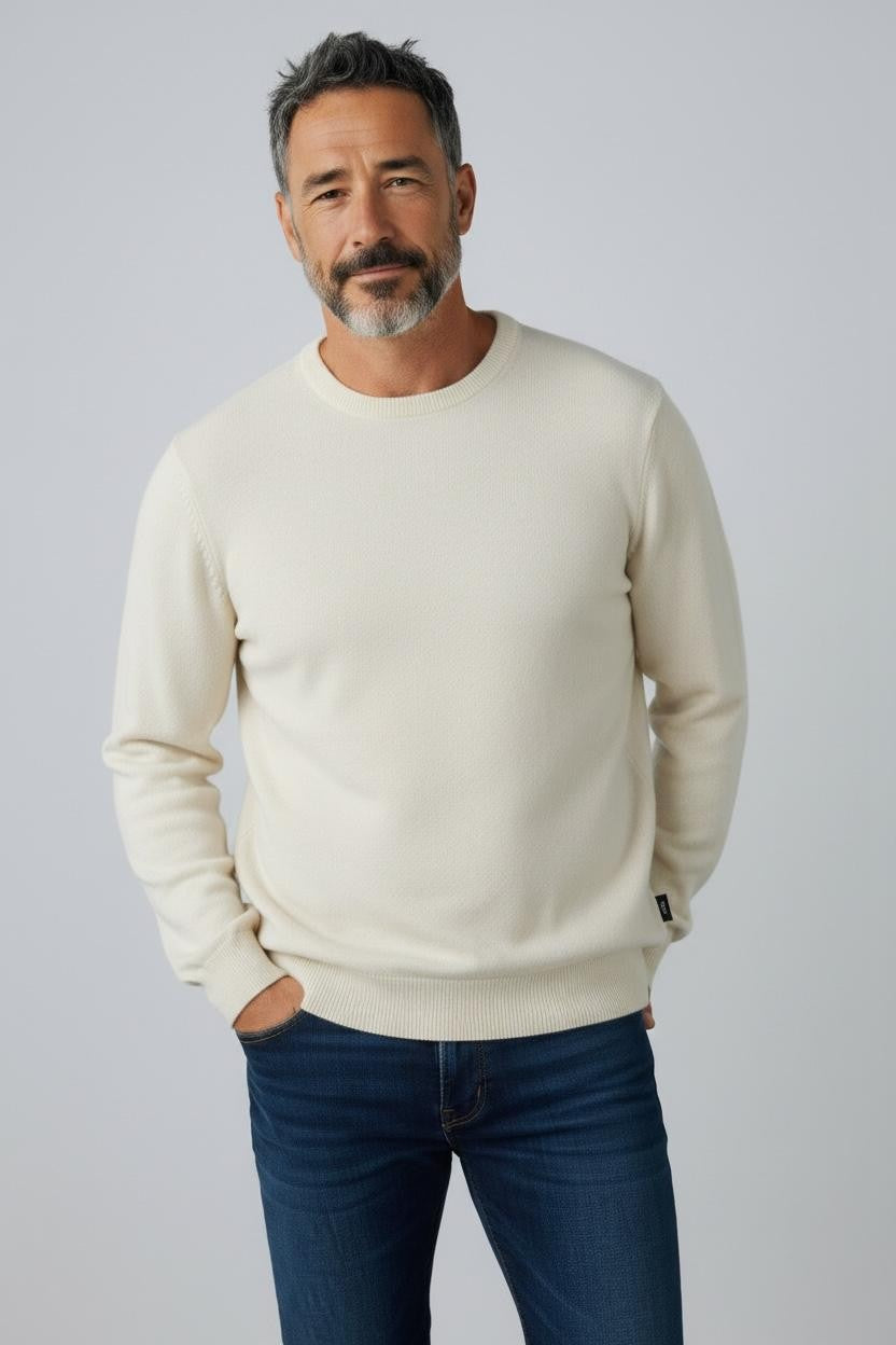 ICEBERG Col Roulé Homme Blanc